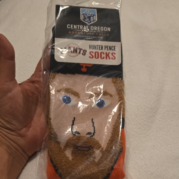 Other - Hunter Pence Socks - Orange and Black SF Giants